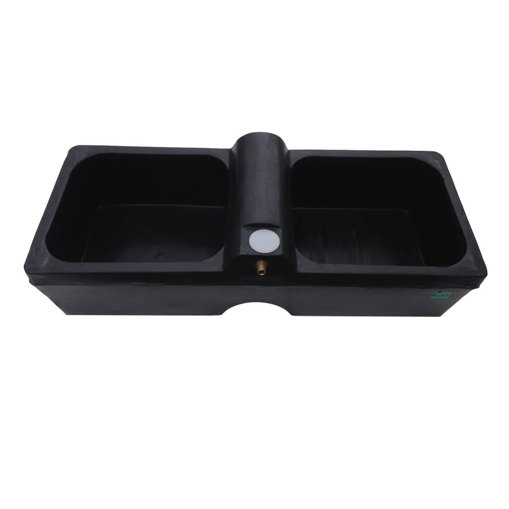 Titan 90 Gallon Horse Cattle Drinker Agricultural Water Trough Black