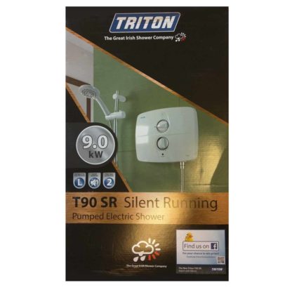 Triton T90SR 9kW Electric Shower box