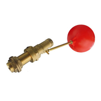 1/2" Part 1 Ball Cock Float Valve With 6" Arm & Plastic Float