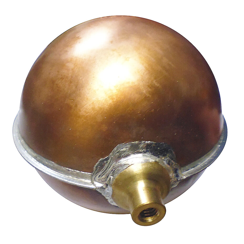 Float Ball 5 In Round Copper 