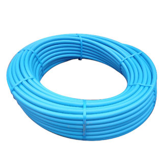 MDPE 25mm x 100m PE80 Blue Polyethylene Pipe, H5537, 3038137