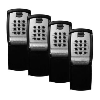 Sentinel Push Button Wall Mounted Key Safe [4 Pack]