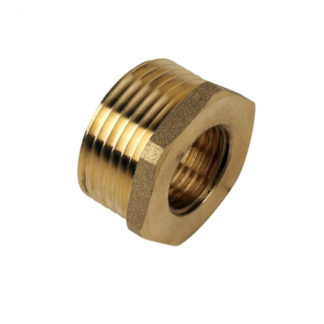 Brass Bush 3/8' x 1/4' (Pack of 5) Front Photo