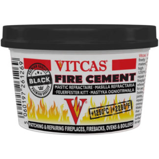Vitcas Black Fire Cement, 500g Front Photo