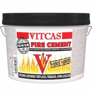 Vitcas Black Fire Cement, 5kg Front Photo